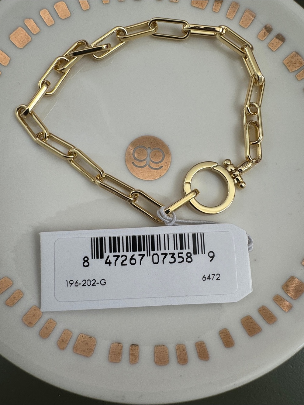 NWT! gorjana Parker Bracelet (gold) - Picture 2 of 8